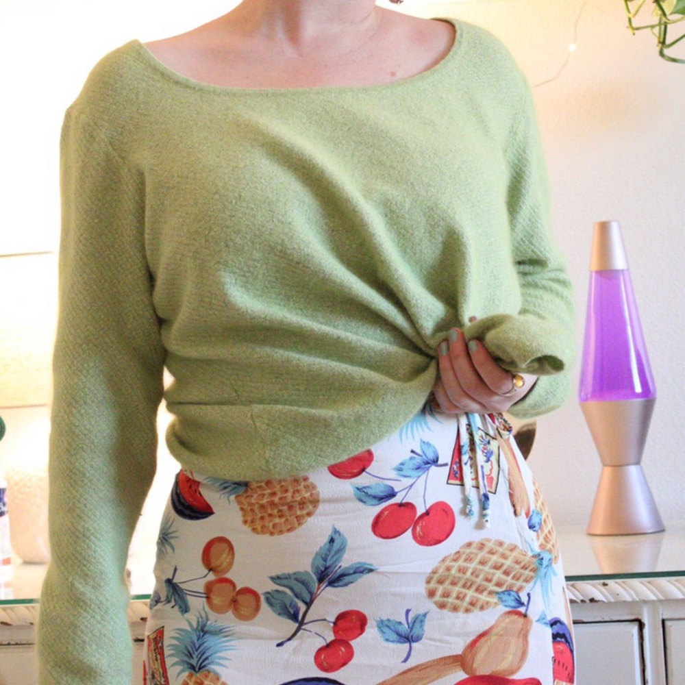 Green Nordstrom sweater
